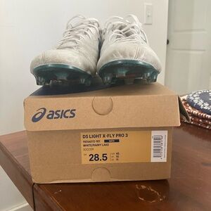 Asics DS Light X-Fly Pro 3 in White and Teal